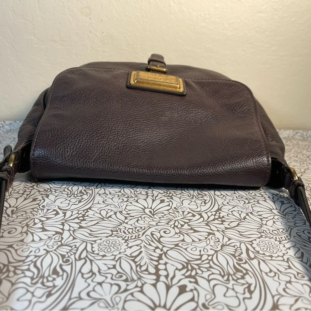Marc by Marc Jacobs Standard Supply Workwear Leather Crossbody Bag Burgundy